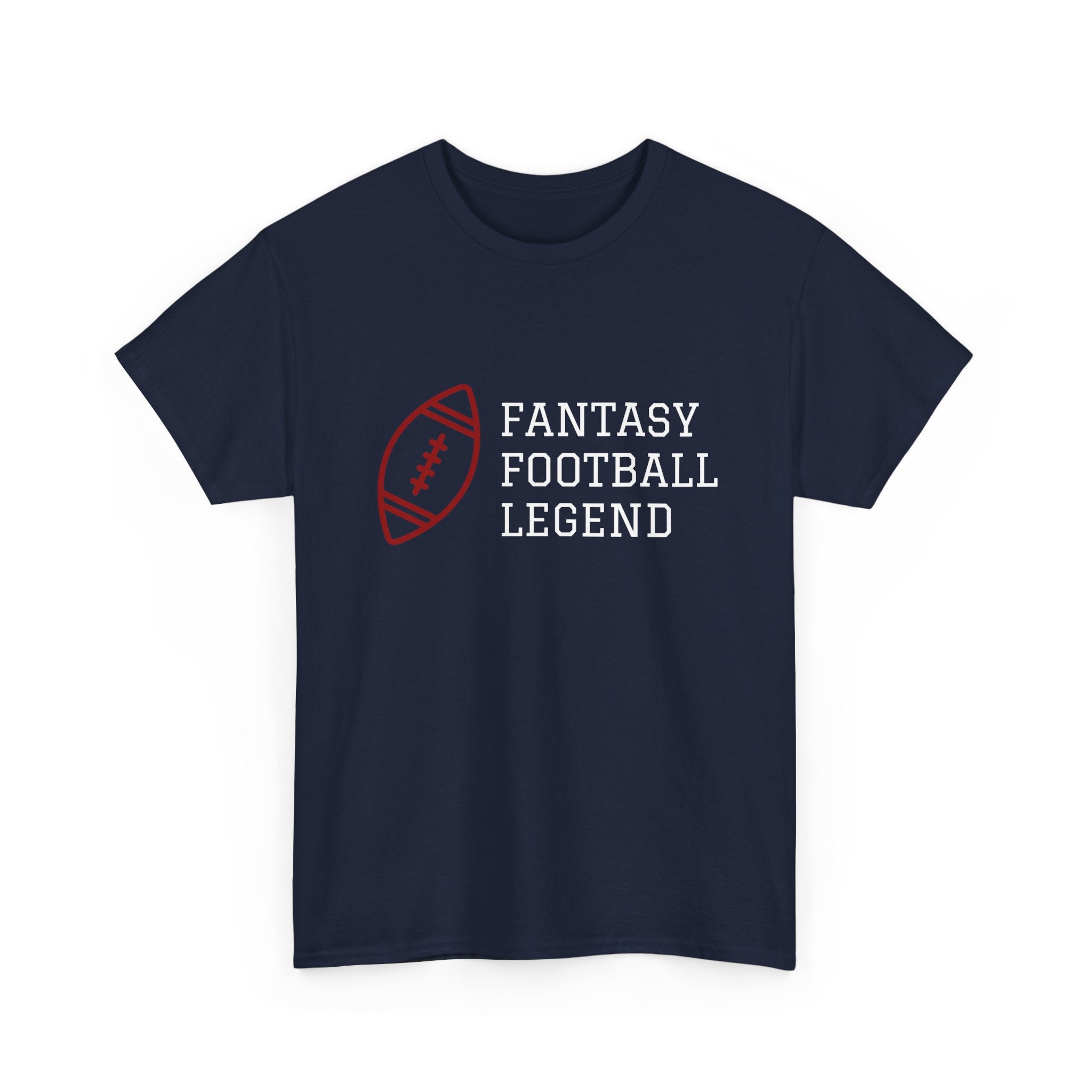 Fantasy Football Legend Unisex Heavy Cotton Tee, Gift for Football Fans, Sportswear, Casual Tee, Football Season Apparel