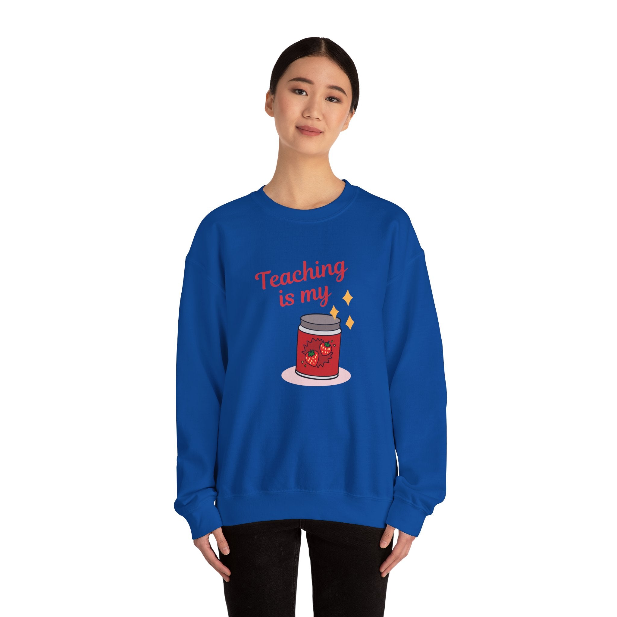 Teaching is My Passion Crewneck Sweatshirt, Gift for Teachers, Education Apparel, Cute Teacher Sweatshirt, Back to School Outfit