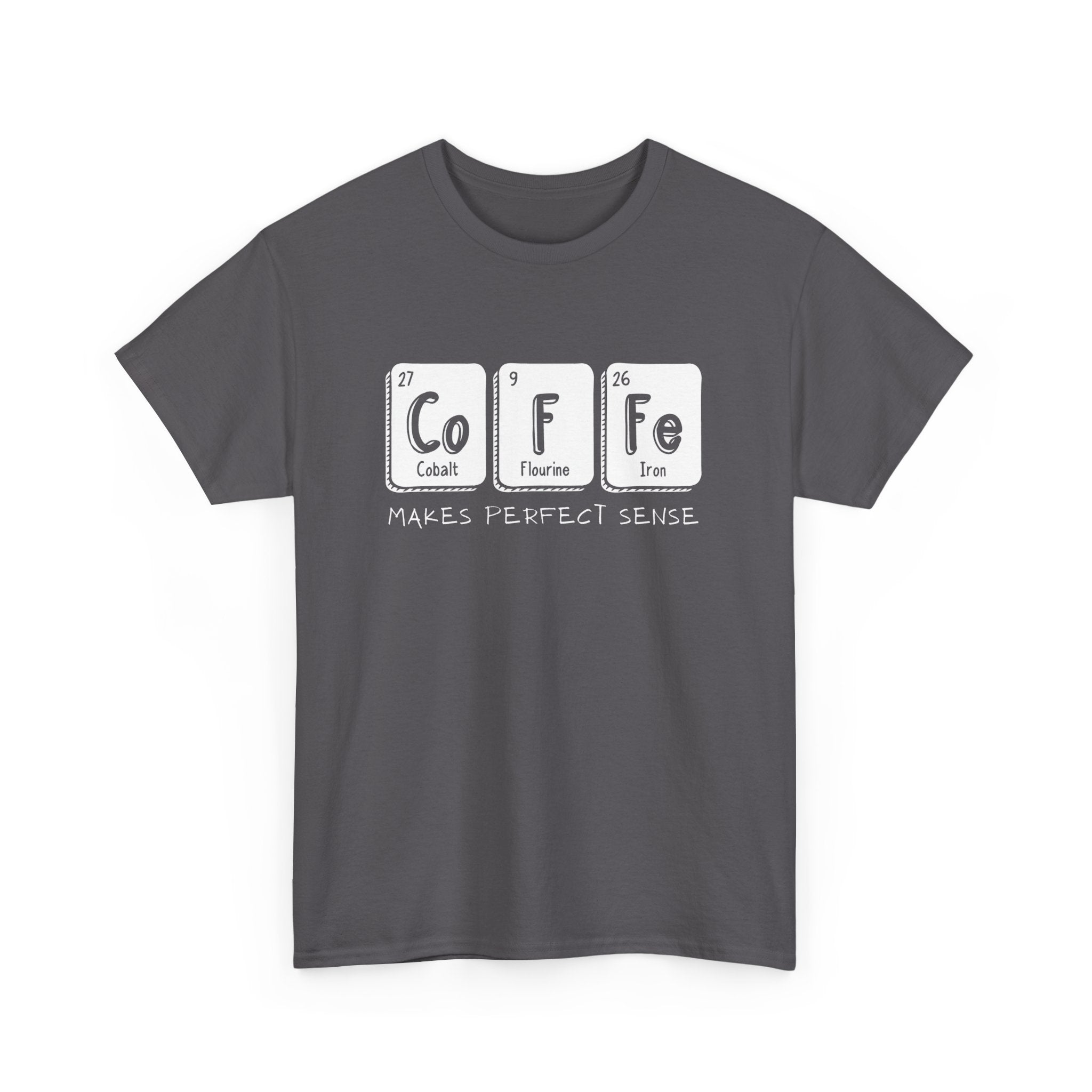 Coffee Chemistry Unisex Tee, Fun Science Shirt for Coffee Lovers, Perfect Gift for Scientists, Unique Casual Wear, Chemistry Humor Design