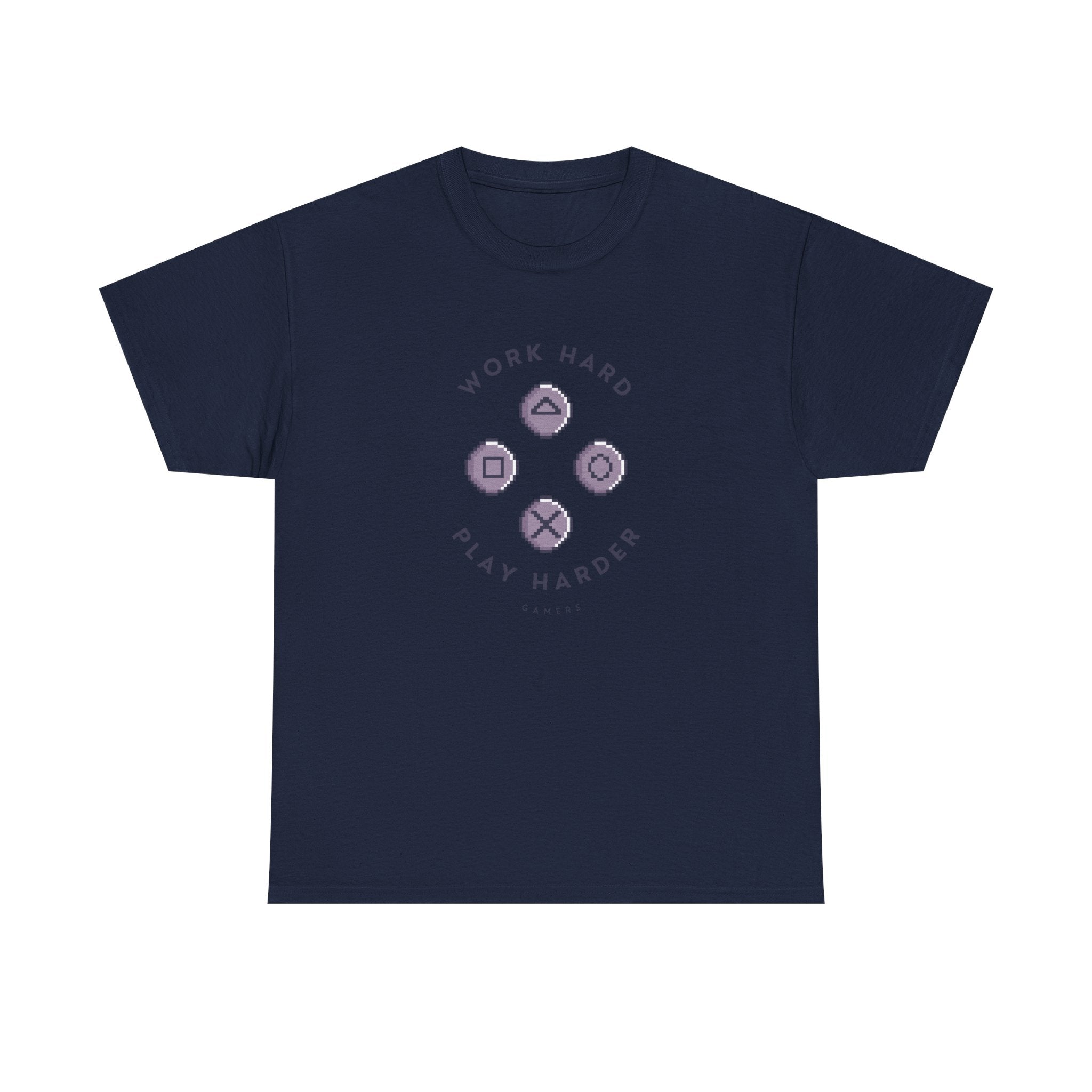 Work Hard Play Hard Unisex Heavy Cotton Tee