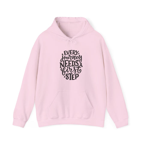 Motivational Unisex Hoodie, Inspirational Heavy Blend Sweatshirt for Travelers, Gift for Adventurers, Travel Apparel, Journey Vibes