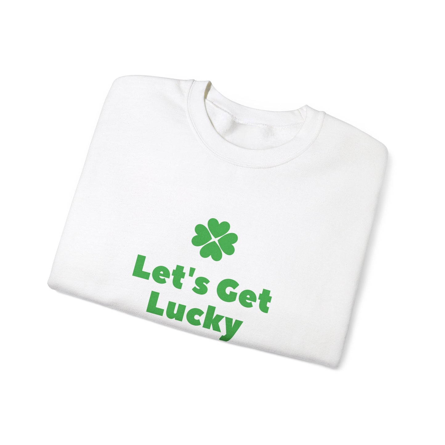 St Patrick's Day Unisex Heavy Blend™ Crewneck Sweatshirt, Let's Get Lucky