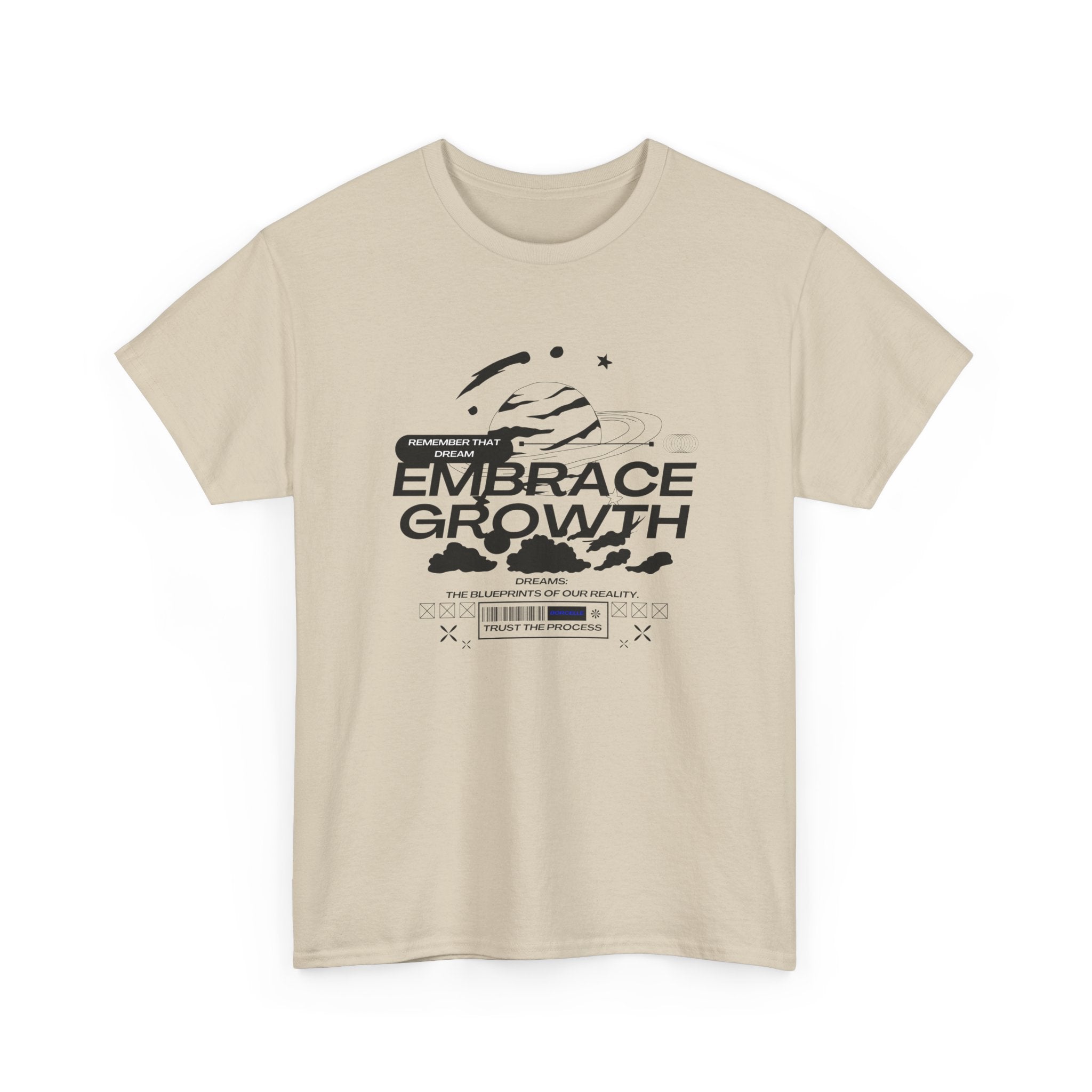 Embrace Growth Unisex Tee - Inspirational Motivational Self-Improvement Shirt, Everyday Wear, Positive Vibes Gift, Growth Mindset Top,