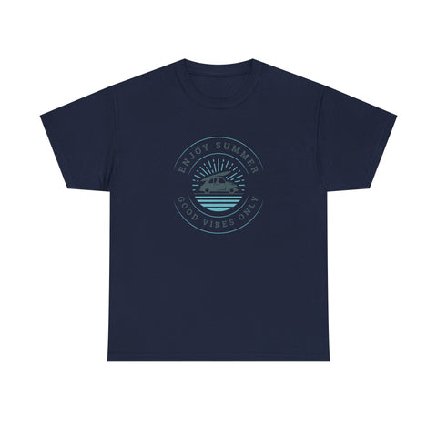 Enjoy Summer Good Vibes Only Tee, Unisex Summer Shirt, Beachwear, Vacation T-Shirt, Gift for Him/Her, Relaxed Style Top