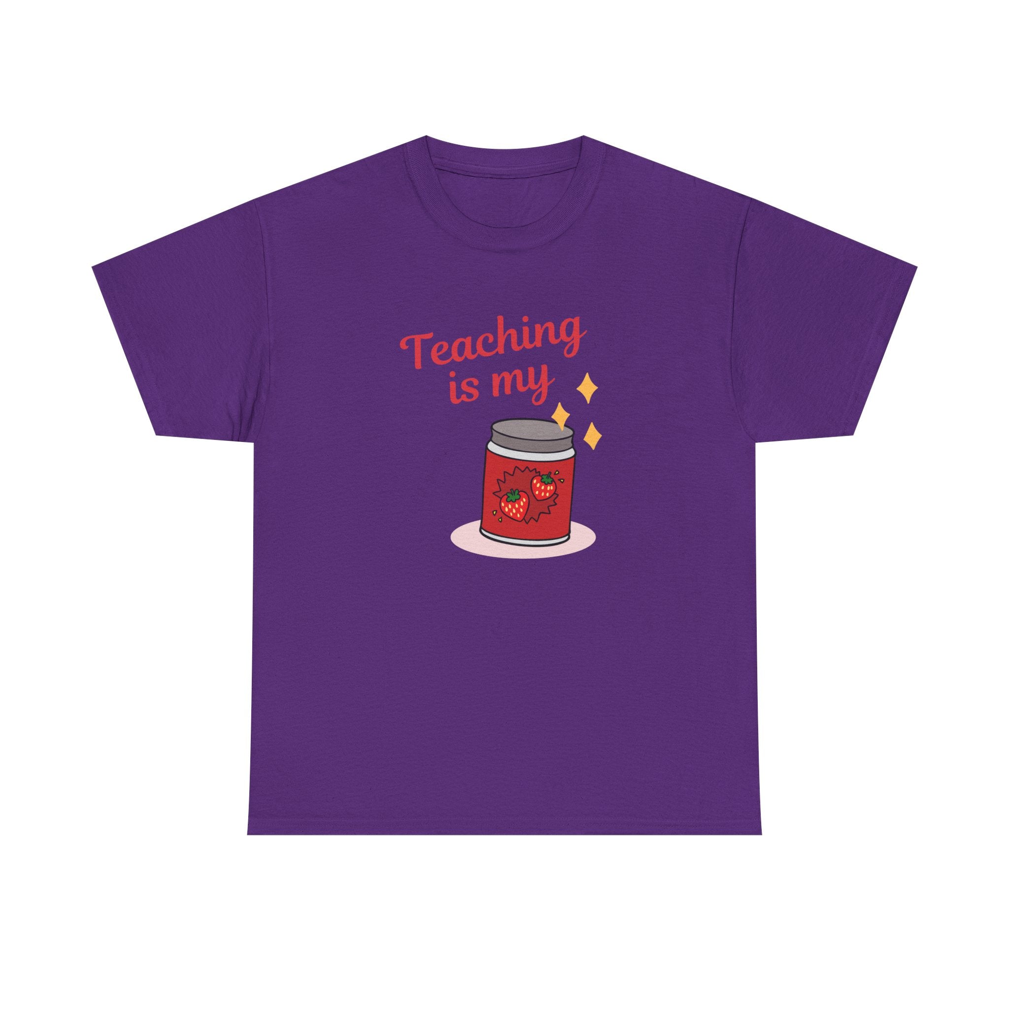 Teaching is My Passion Unisex Heavy Cotton Tee, Perfect Gift for Teachers, Back to School, Appreciation Day, Casual Wear, Teaching Tee