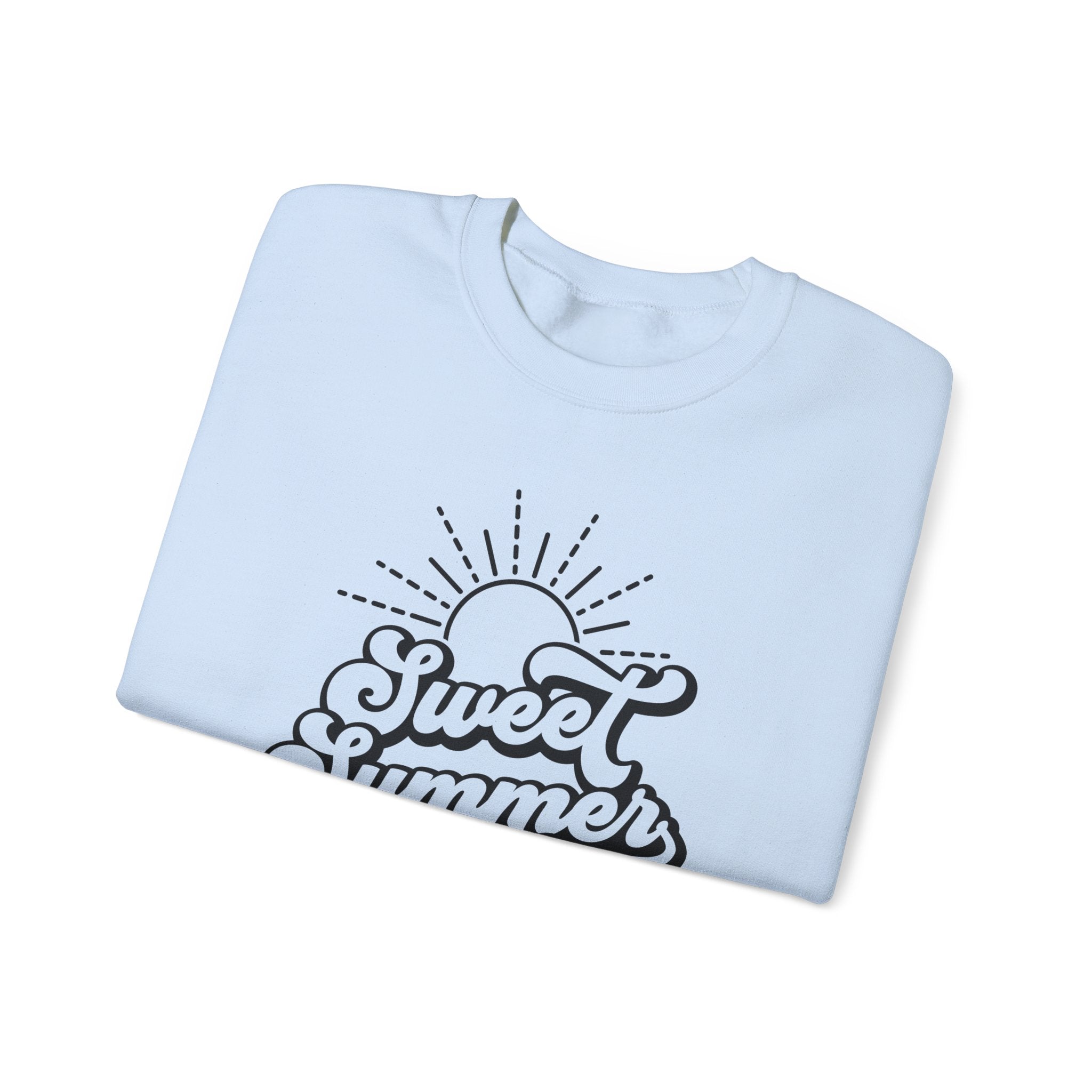 Summer Vibes Crewneck Sweatshirt, Cozy Unisex Pullover, Perfect for Beach Days, Gift for Summer Lovers, Matching Family Outfit