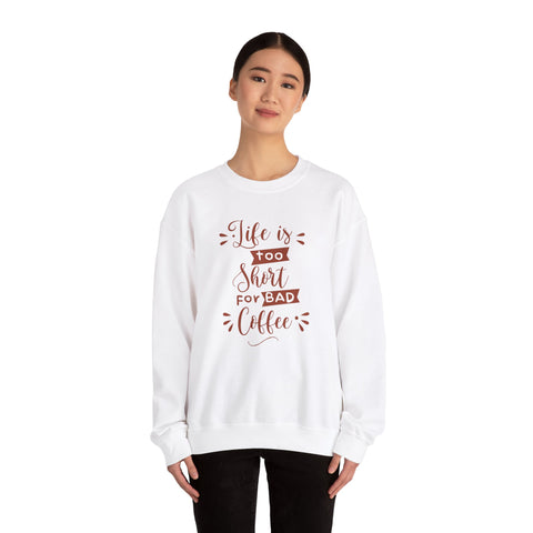 Coffee Lover's Crewneck Sweatshirt, Perfect for Casual Outfits, Gift for Coffee Enthusiasts, Cozy Layer for Every Day, Fun Saying