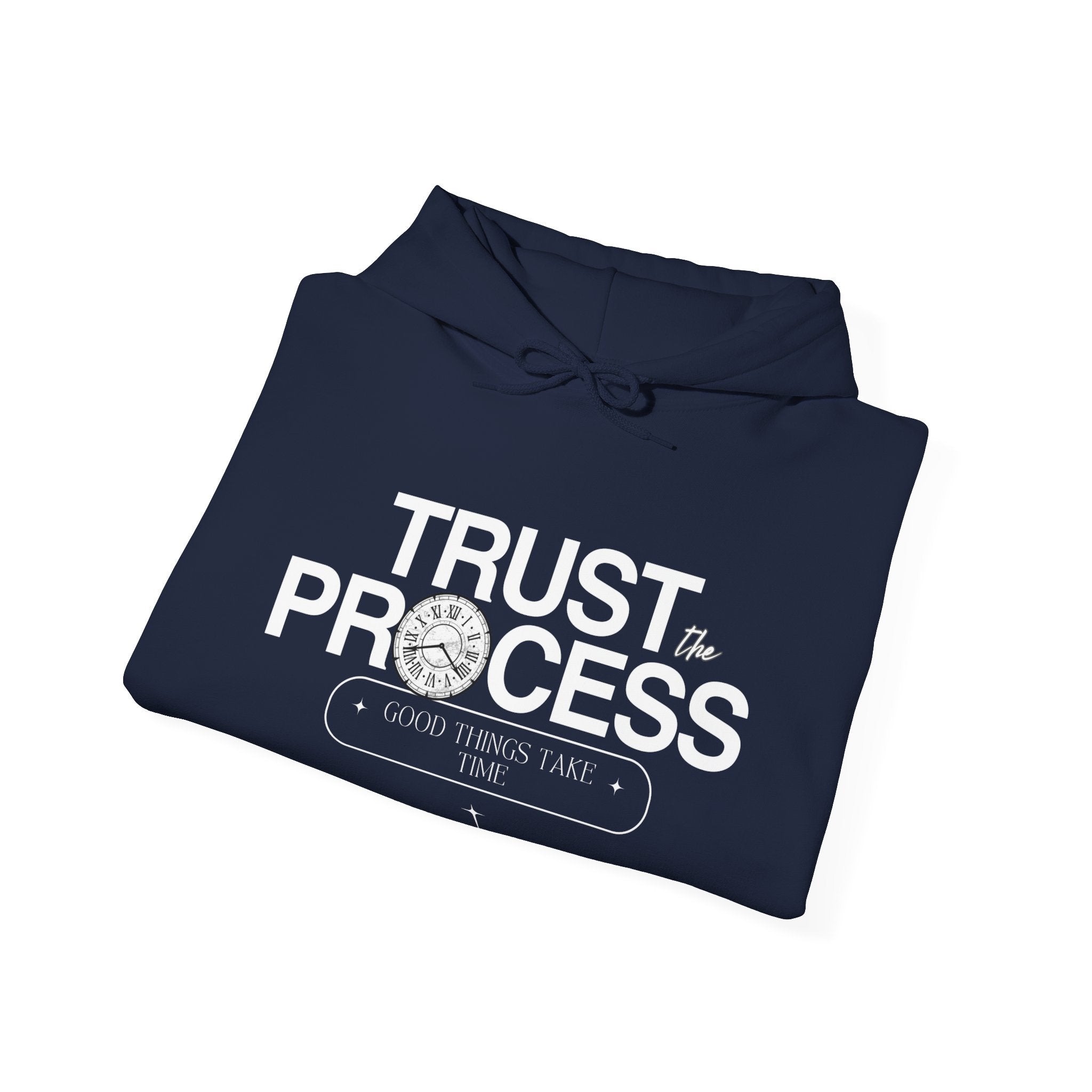 Trust the Process Hoodie, Motivational Sweatshirt, Unisex Cozy Sweatshirt, Gift for Him or Her, Inspirational Apparel