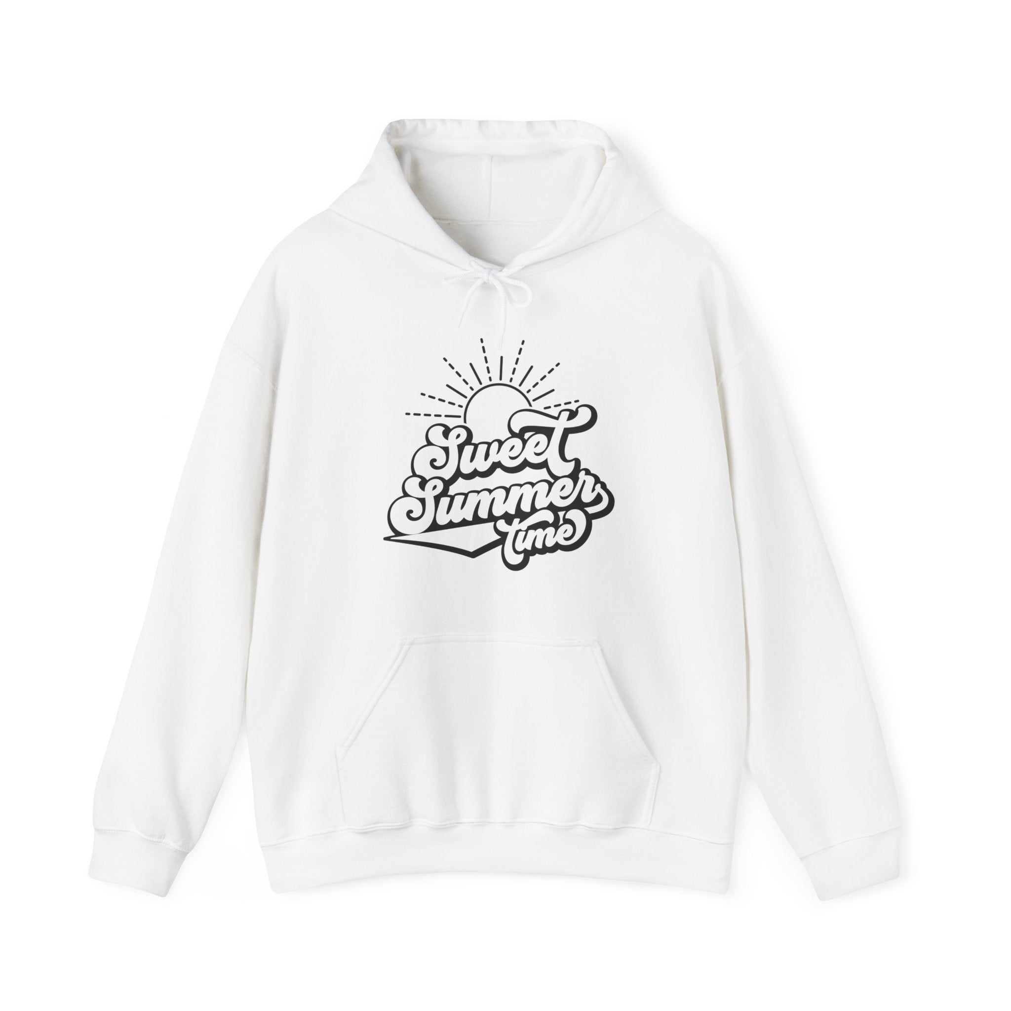 Sweet Summer Vibes Unisex Hooded Sweatshirt, Cozy Summer Hoodie, Beachwear, Summer Chill Sweatshirt, Gift for Beach Lovers, Casual Everyday