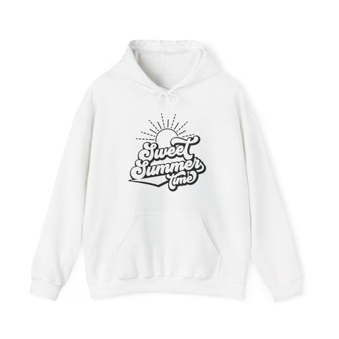 Sweet Summer Vibes Unisex Hooded Sweatshirt, Cozy Summer Hoodie, Beachwear, Summer Chill Sweatshirt, Gift for Beach Lovers, Casual Everyday