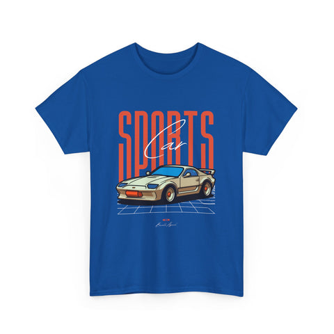 Sports Car, Unisex Heavy Cotton Shirt, Casual Streetwear, & Comfort
