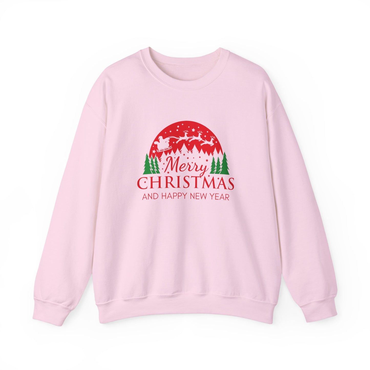 Merry Christmas Crewneck Sweatshirt, Cozy Holiday Sweatshirt, Winter Gift, Unisex Sweater, Christmas Celebration Apparel