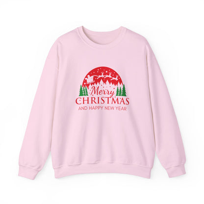 Merry Christmas Crewneck Sweatshirt, Cozy Holiday Sweatshirt, Winter Gift, Unisex Sweater, Christmas Celebration Apparel