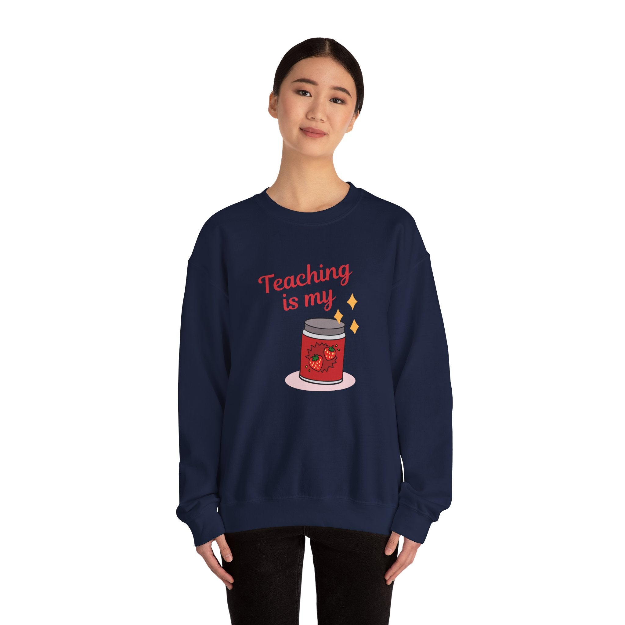 Teaching is My Passion Crewneck Sweatshirt, Gift for Teachers, Education Apparel, Cute Teacher Sweatshirt, Back to School Outfit