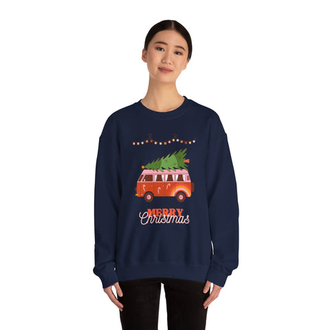 Festive Christmas Sweatshirt, Cozy Holiday Vibes, Perfect for Family Gatherings, Christmas Parties, and Winter Celebrations, Unisex Gift