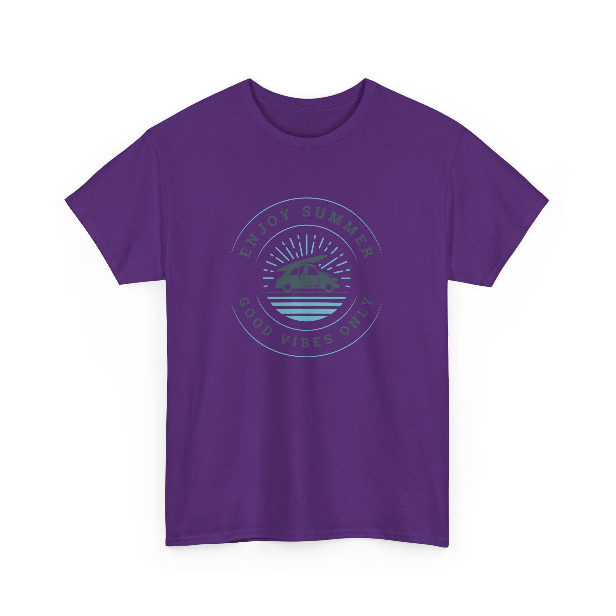 Enjoy Summer Good Vibes Only Tee, Unisex Summer Shirt, Beachwear, Vacation T-Shirt, Gift for Him/Her, Relaxed Style Top