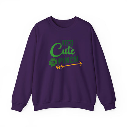 Cute St Patrick's Day Sweatshirt, Unisex Heavy Blend Crewneck, Perfect for Celebrations, Cozy Gift for Friends, Funny Irish Apparel