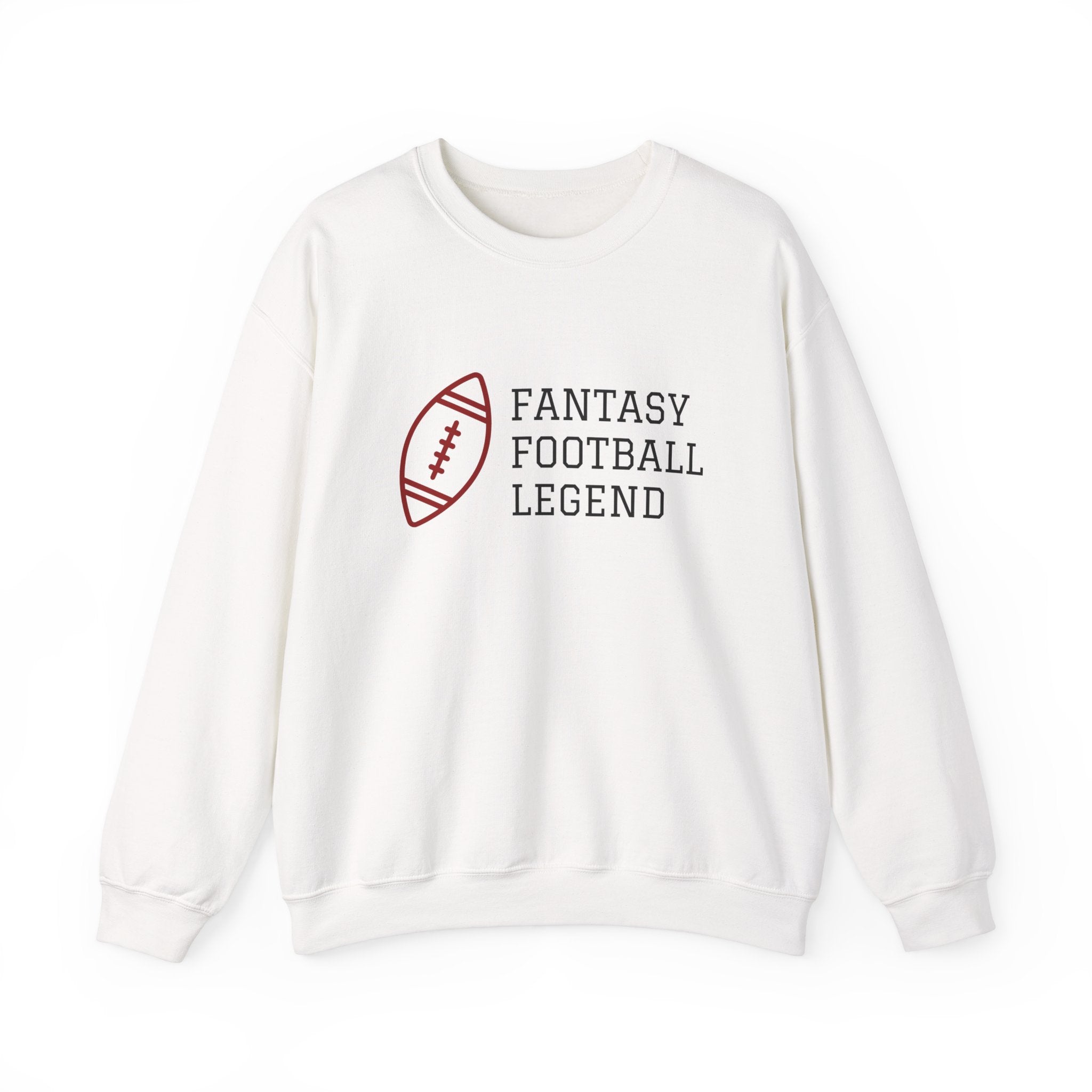 Fantasy Football Legend Crewneck Sweatshirt - Perfect Gift for Sports Fans, Cozy Wear for Game Days, Autumn Essentials, Unisex Sweatshirt