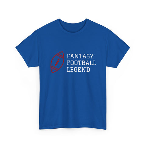 Fantasy Football Legend Unisex Heavy Cotton Tee, Gift for Football Fans, Sportswear, Casual Tee, Football Season Apparel