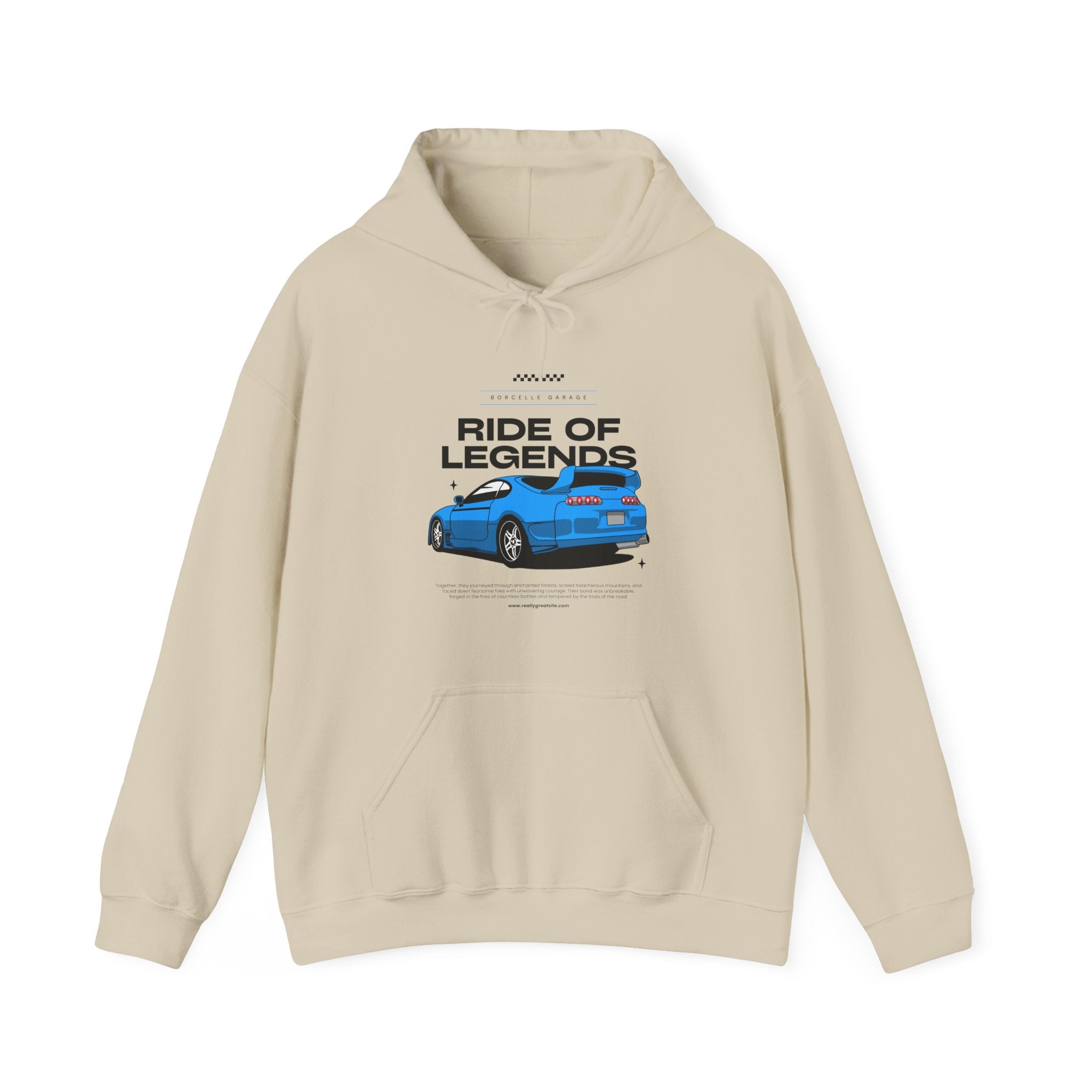 Ride of Legends Hoodie for Car Enthusiasts, Cozy Unisex Sweatshirt