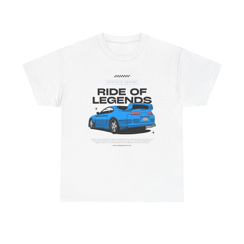 Ride of Legends Cotton Tee for Car Enthusiasts, Unisex T-Shirt, Vintage Car Fan Apparel