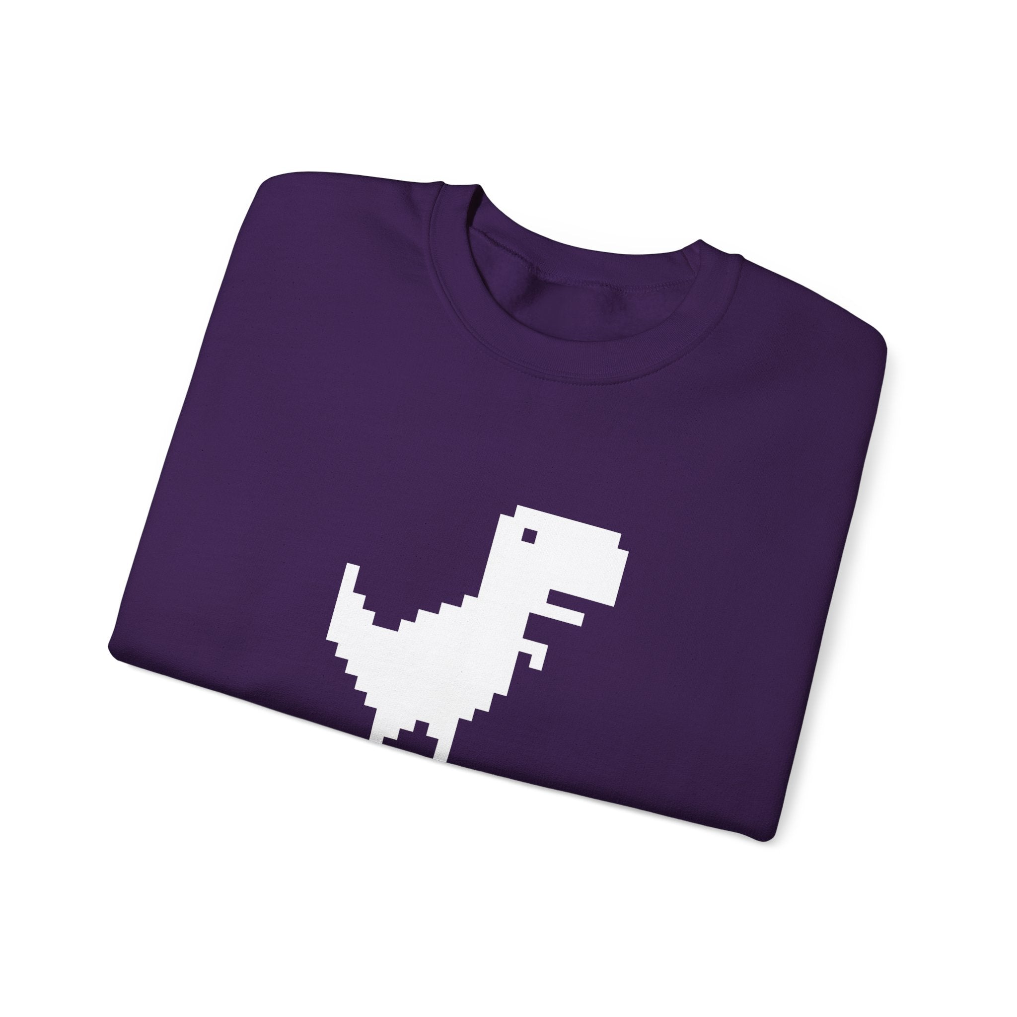 Funny Dinosaur No Connection Sweatshirt, Unisex Crewneck, Gamers Gift, Perfect for Tech Lovers and Online Students, Birthday Gift, Everyday