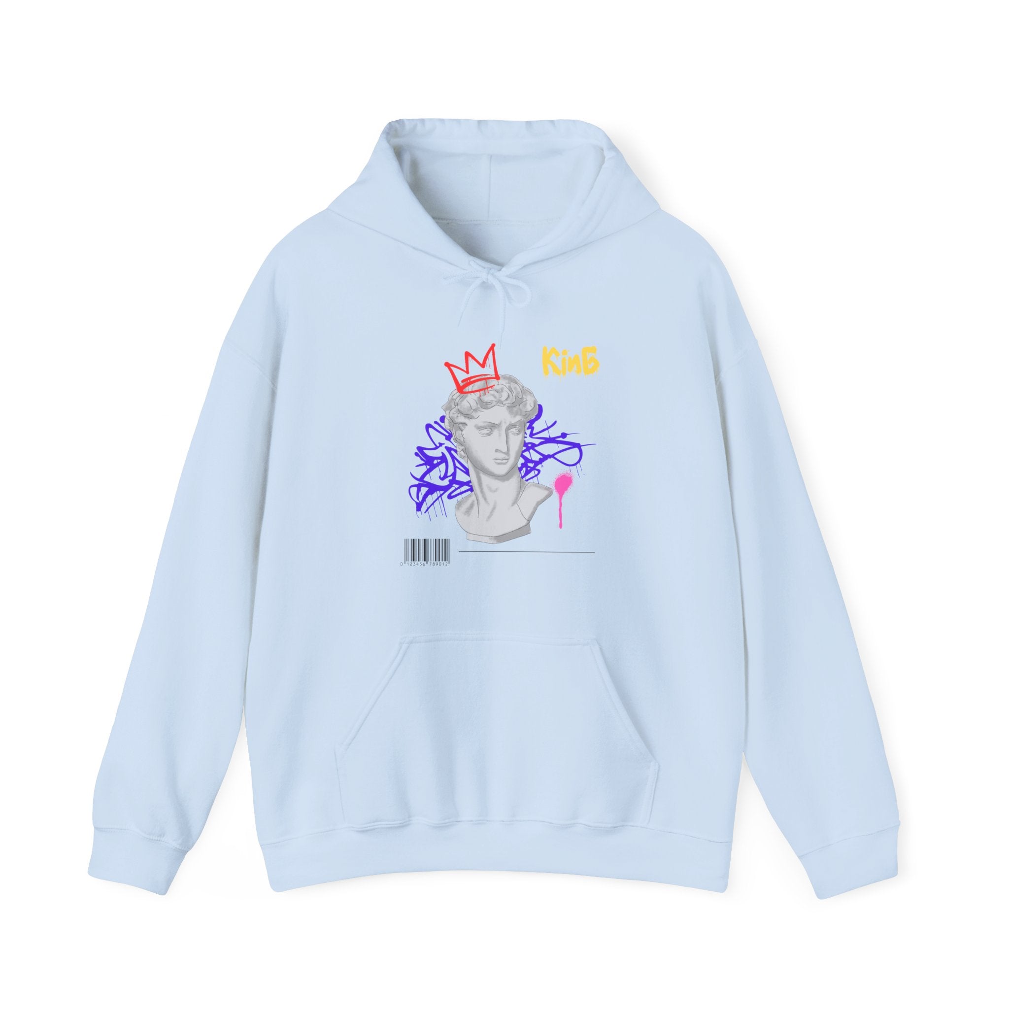 Artistic Hooded Sweatshirt, Unisex Hoodie, Graphic Sweatshirt, Trendy Streetwear