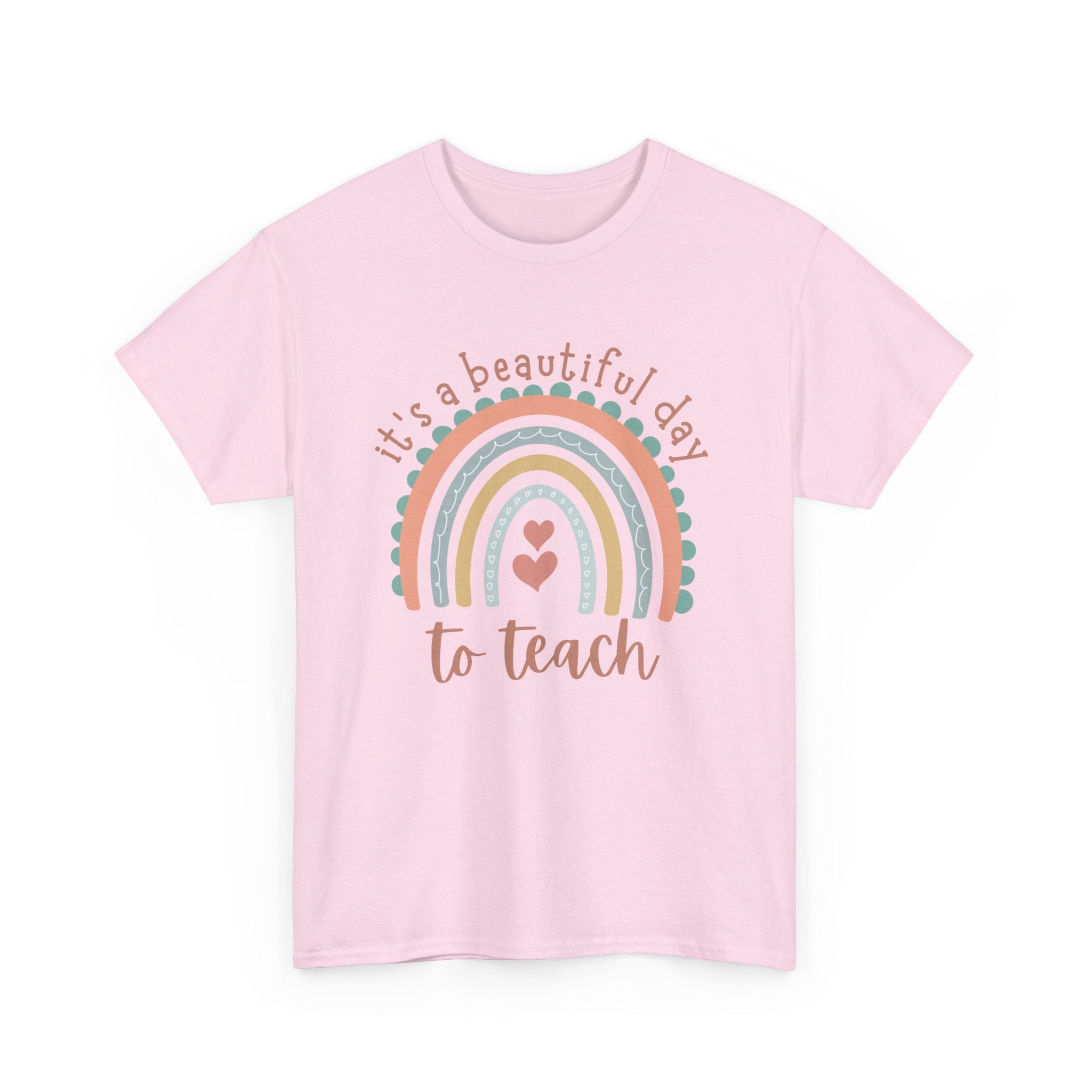 Teacher Rainbow Tee, Inspirational Educator Gift, Classroom Style Shirt, Teacher Appreciation Day Present, Cute Unisex Top