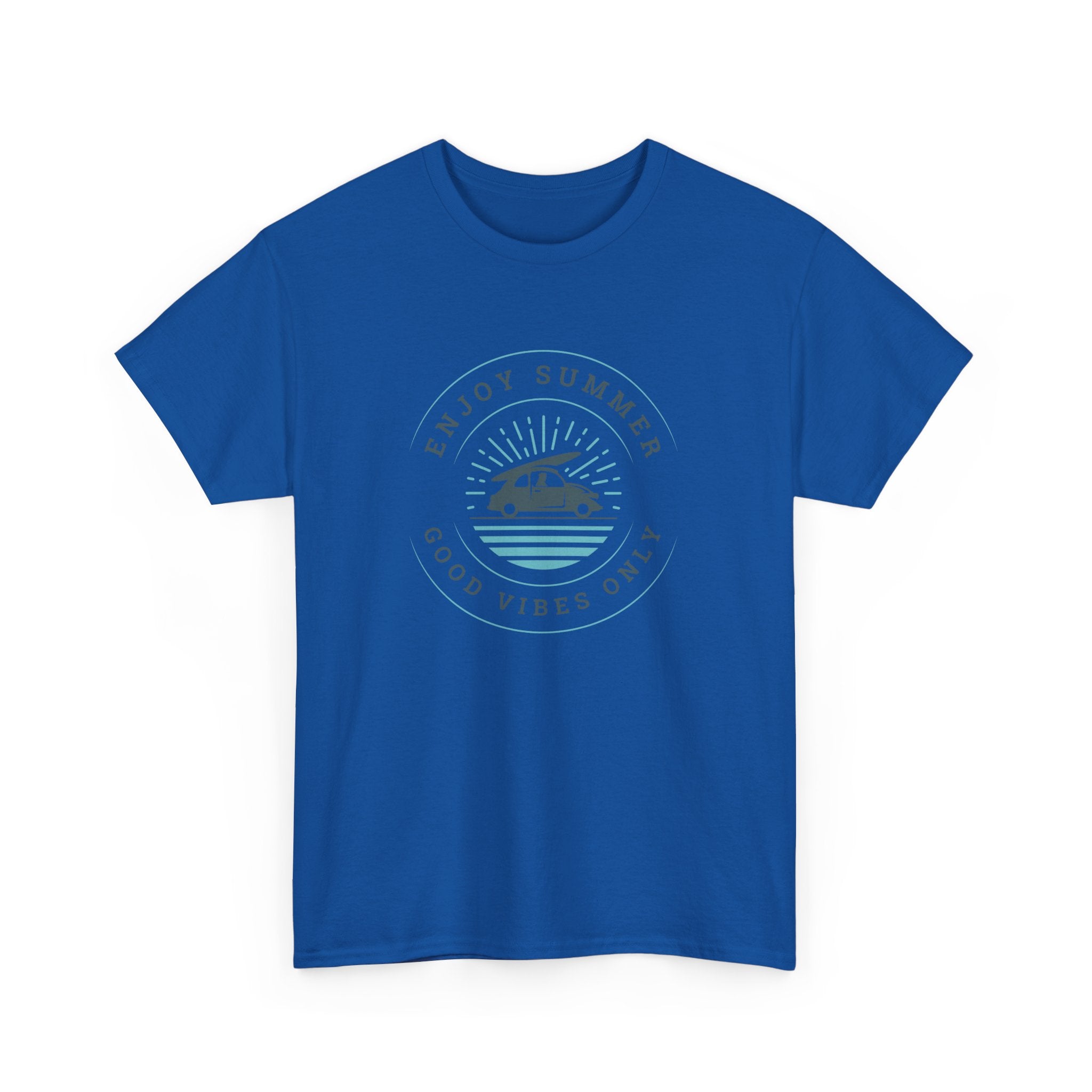 Enjoy Summer Good Vibes Only Tee, Unisex Summer Shirt, Beachwear, Vacation T-Shirt, Gift for Him/Her, Relaxed Style Top