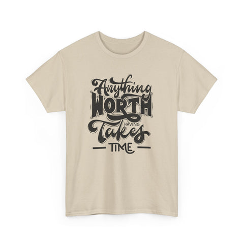 Timeless Wisdom Unisex Heavy Cotton Tee, Inspirational Quote Shirt, Motivational Graphic Tee, Slow Progress T-Shirt, Positive Vibes Clothing