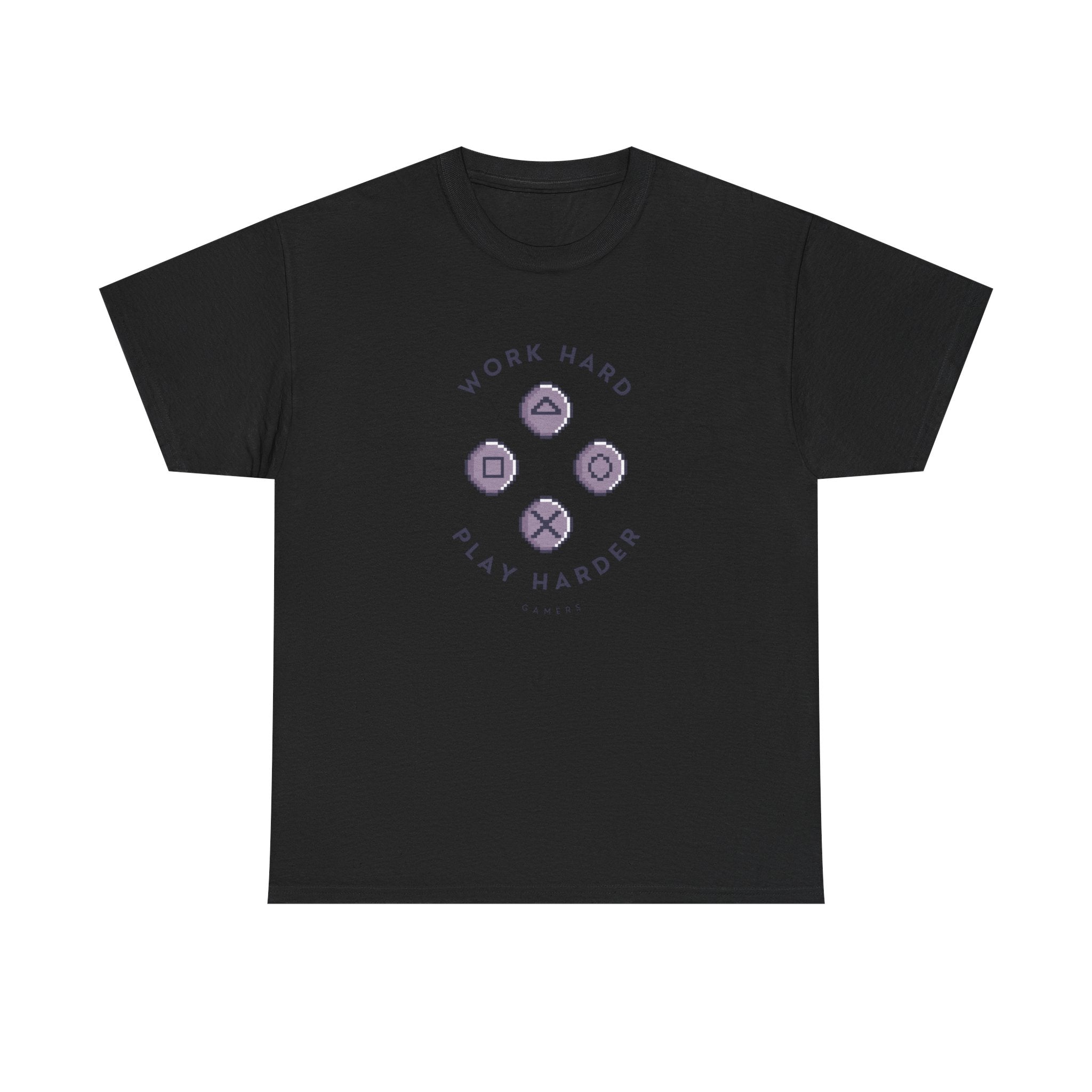 Work Hard Play Hard Unisex Heavy Cotton Tee