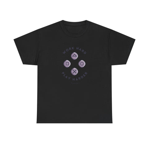 Work Hard Play Hard Unisex Heavy Cotton Tee
