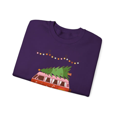 Festive Christmas Sweatshirt, Cozy Holiday Vibes, Perfect for Family Gatherings, Christmas Parties, and Winter Celebrations, Unisex Gift
