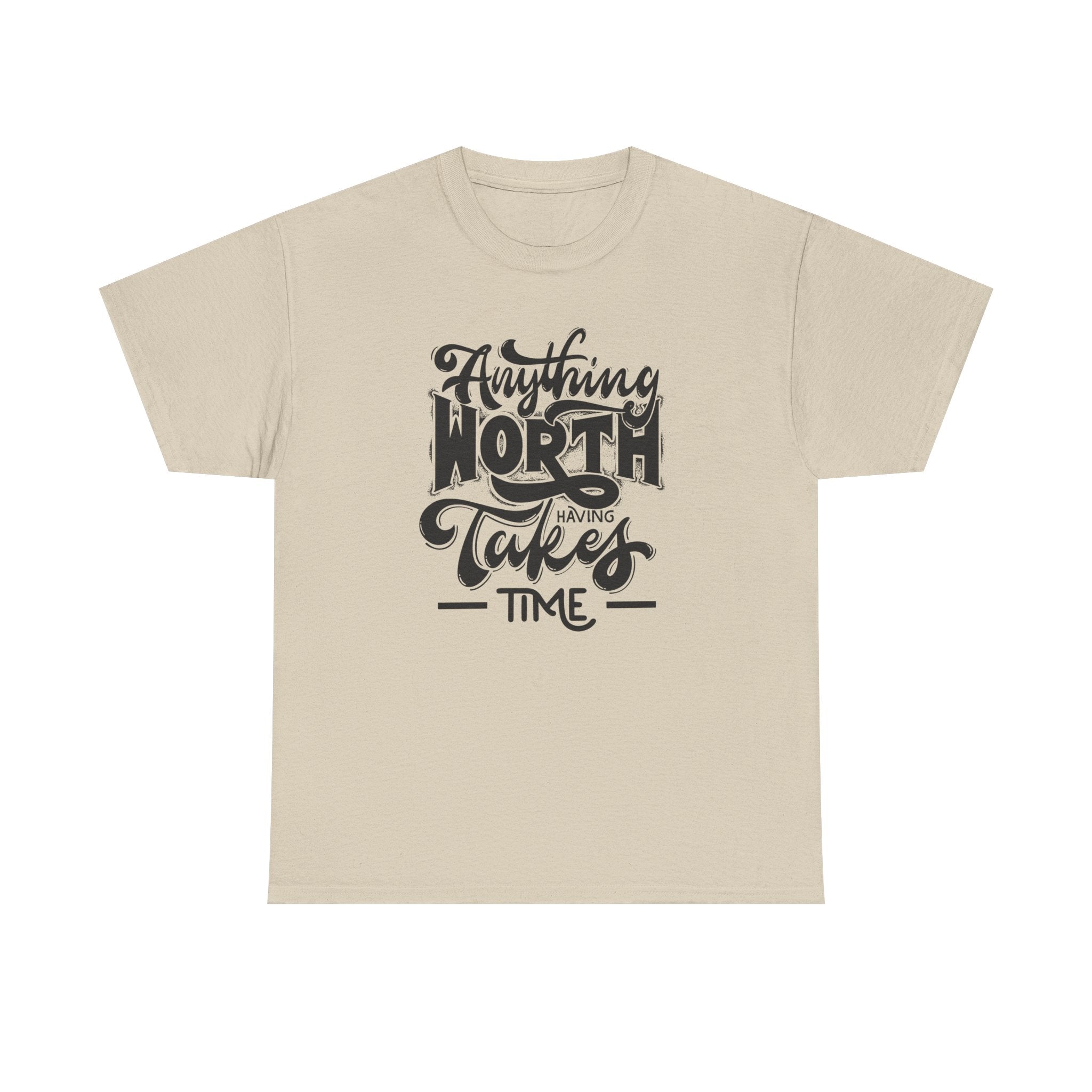 Timeless Wisdom Unisex Heavy Cotton Tee, Inspirational Quote Shirt, Motivational Graphic Tee, Slow Progress T-Shirt, Positive Vibes Clothing