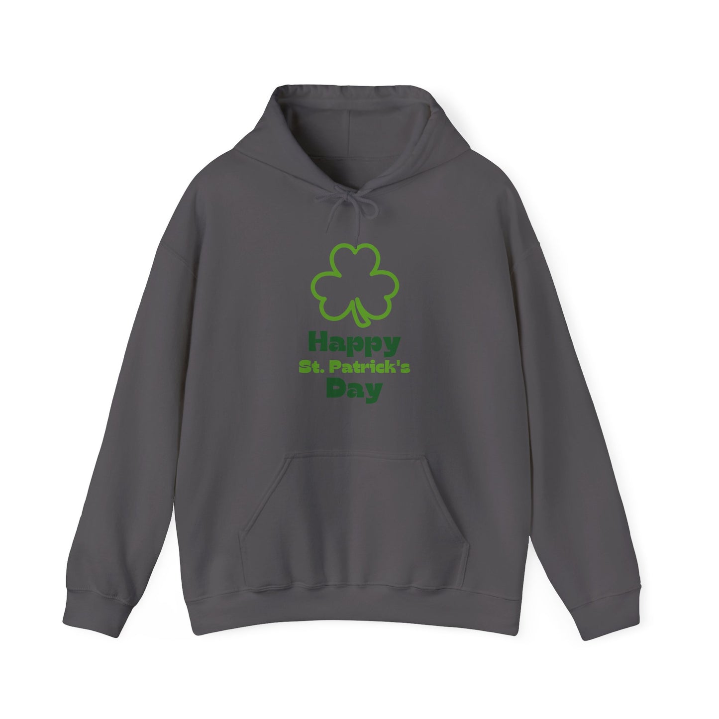 St Patrick's Day Hoodie - Cozy Irish Gift, Green Shamrock Design, Unisex Heavy Blend Sweatshirt, Holiday Apparel, St Paddy's Pullover