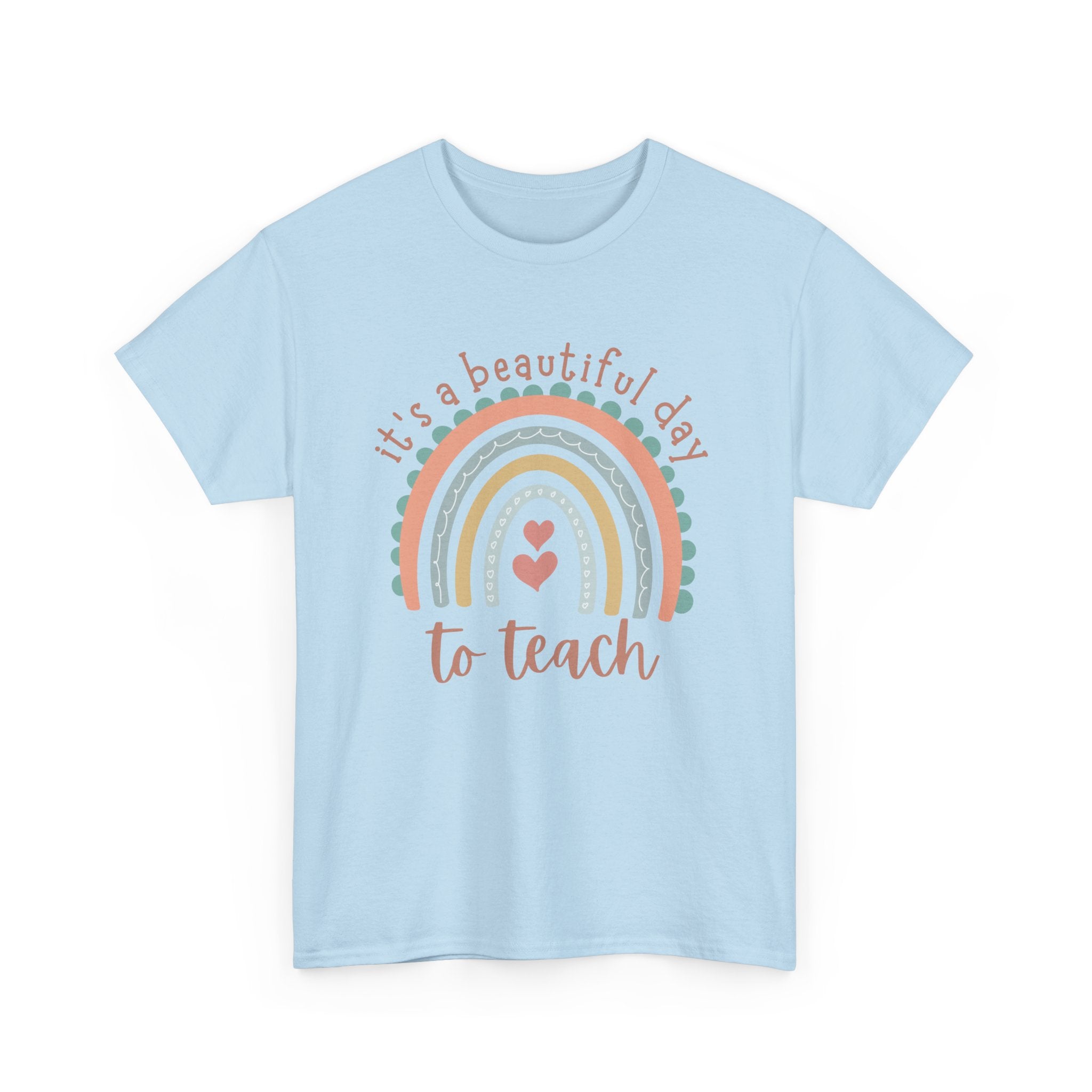Teacher Rainbow Tee, Inspirational Educator Gift, Classroom Style Shirt, Teacher Appreciation Day Present, Cute Unisex Top