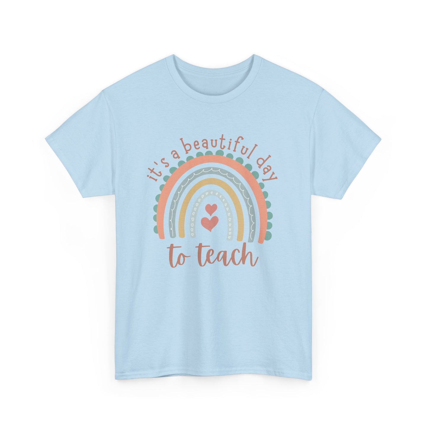 Teacher Rainbow Tee, Inspirational Educator Gift, Classroom Style Shirt, Teacher Appreciation Day Present, Cute Unisex Top