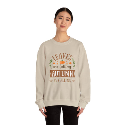 Autumn Leaves Sweatshirt | Cozy Fall Crewneck | Unisex Pullover | Perfect for Thanksgiving, Gift for Nature Lovers, Casual Fall Apparel