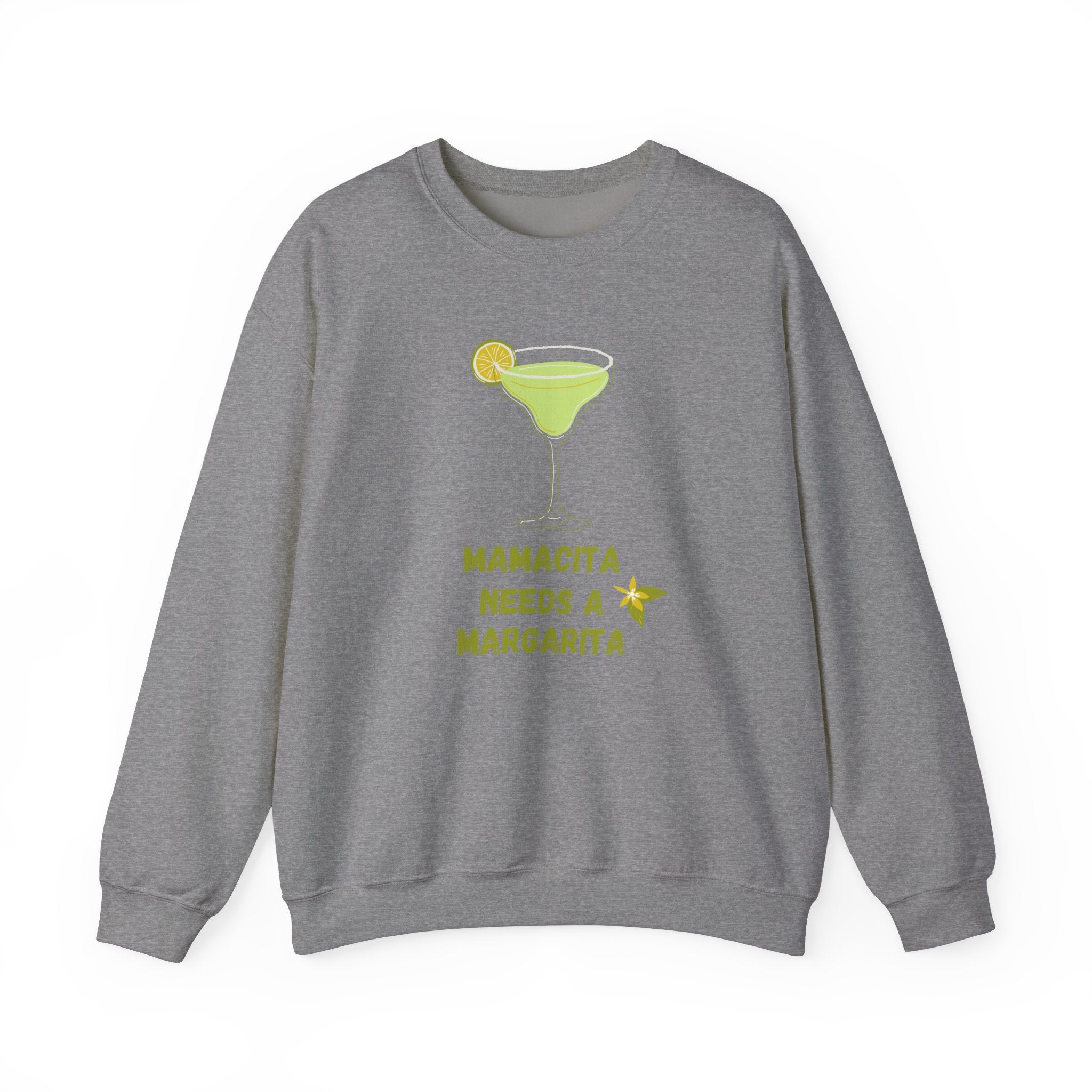 Margarita-Themed Sweatshirt, Cozy Gift for Party Lovers, Perfect for Birthdays, Casual Wear, Fun Night Out, Unisex Heavy Blend™