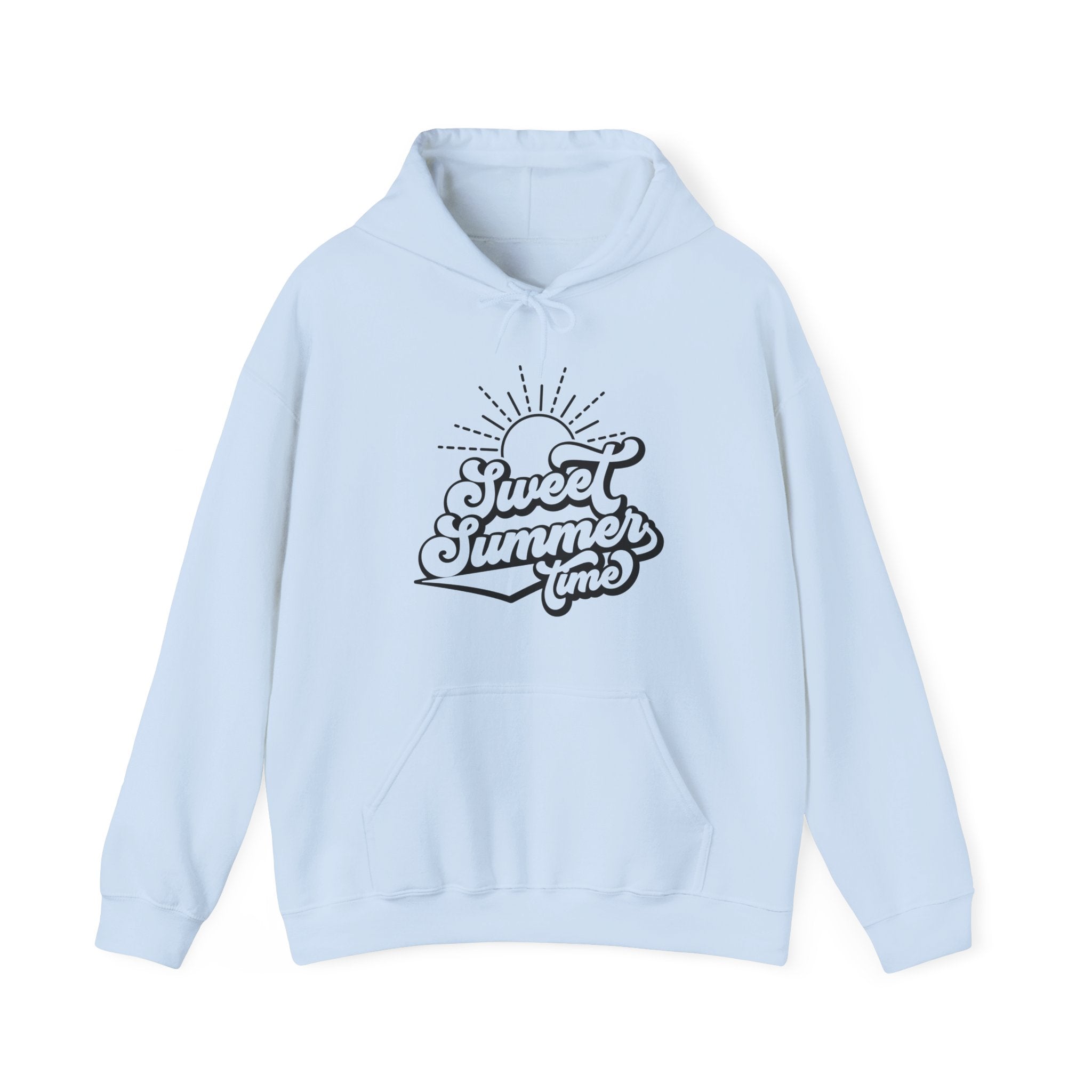 Sweet Summer Vibes Unisex Hooded Sweatshirt, Cozy Summer Hoodie, Beachwear, Summer Chill Sweatshirt, Gift for Beach Lovers, Casual Everyday