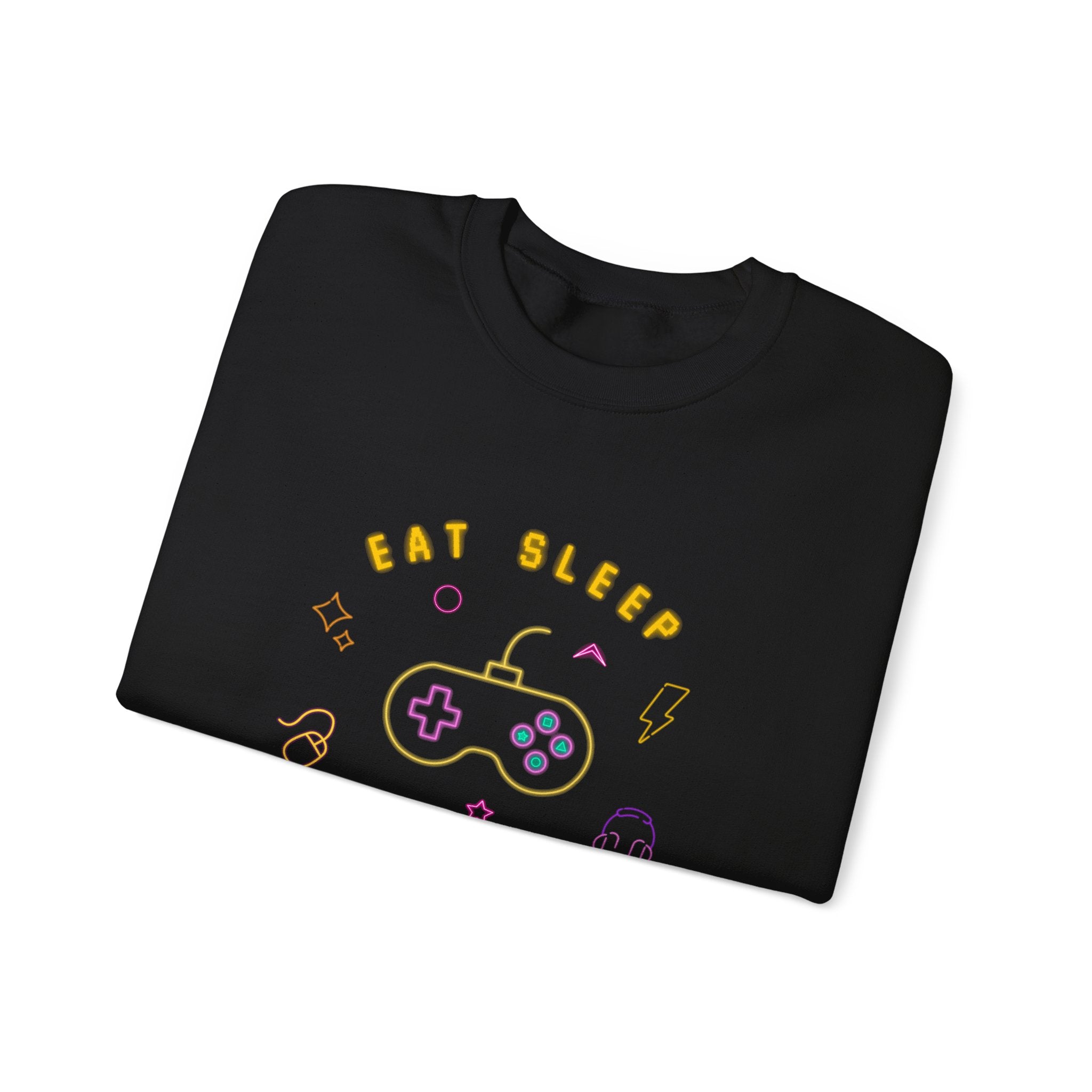 Gamer Crewneck Sweatshirt, Unisex Sweatshirt, Gaming Apparel, Casual Wear, Gifts for Gamers, Game Night Fashion