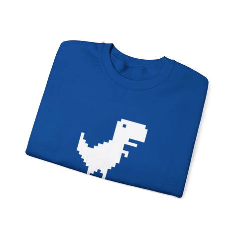 Funny Dinosaur No Connection Sweatshirt, Unisex Crewneck, Gamers Gift, Perfect for Tech Lovers and Online Students, Birthday Gift, Everyday