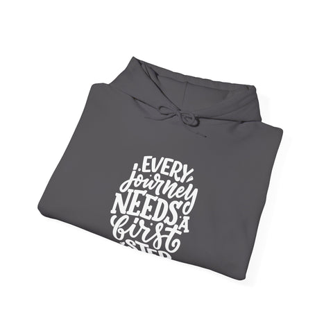 Motivational Unisex Hoodie, Inspirational Heavy Blend Sweatshirt for Travelers, Gift for Adventurers, Travel Apparel, Journey Vibes