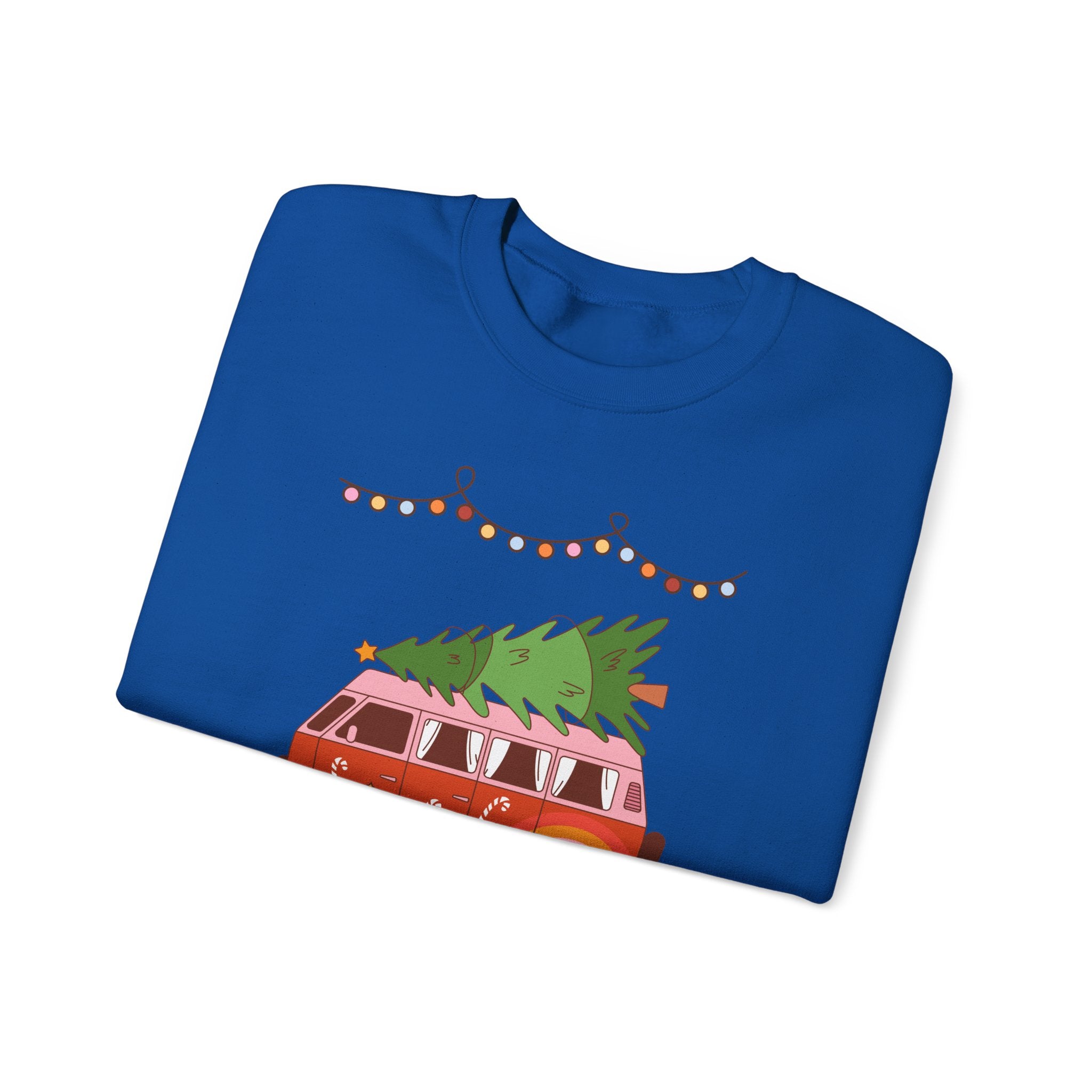 Festive Christmas Sweatshirt, Cozy Holiday Vibes, Perfect for Family Gatherings, Christmas Parties, and Winter Celebrations, Unisex Gift