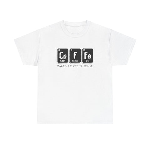 Coffee Chemistry Unisex Tee, Fun Science Shirt for Coffee Lovers, Perfect Gift for Scientists, Unique Casual Wear, Chemistry Humor Design