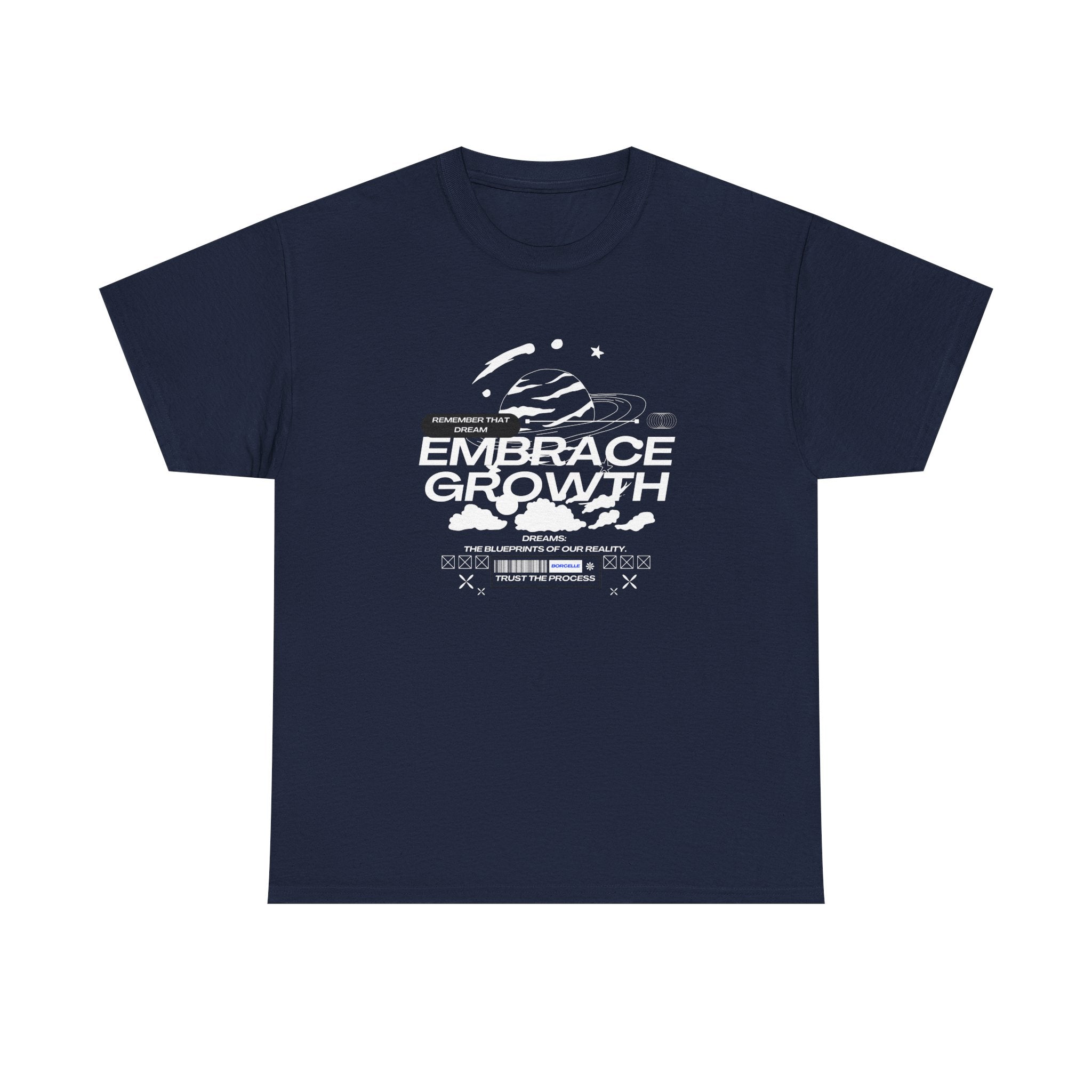 Embrace Growth Unisex Tee - Inspirational Motivational Self-Improvement Shirt, Everyday Wear, Positive Vibes Gift, Growth Mindset Top,