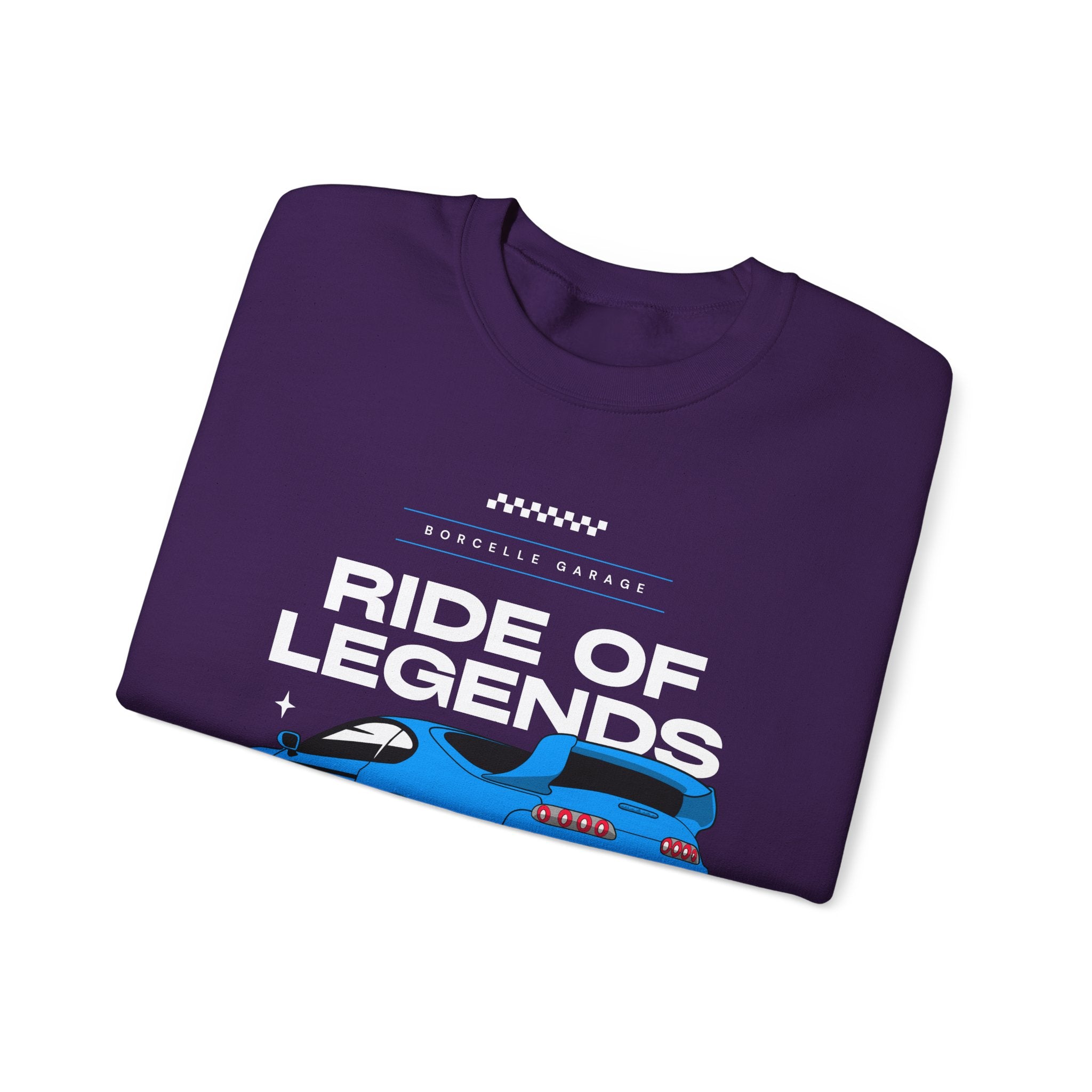Ride of Legends Unisex Heavy Blend™ Crewneck Sweatshirt, Casual Car Sweatshirt