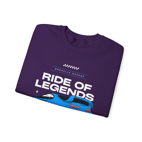 Ride of Legends Unisex Heavy Blend™ Crewneck Sweatshirt, Casual Car Sweatshirt