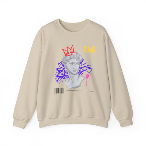 Modern Artistic Sweatshirt, Unisex Pullover, Trendy Graphic Sweater, Streetwear Fashion