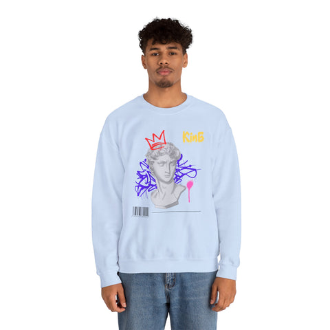 Modern Artistic Sweatshirt, Unisex Pullover, Trendy Graphic Sweater, Streetwear Fashion